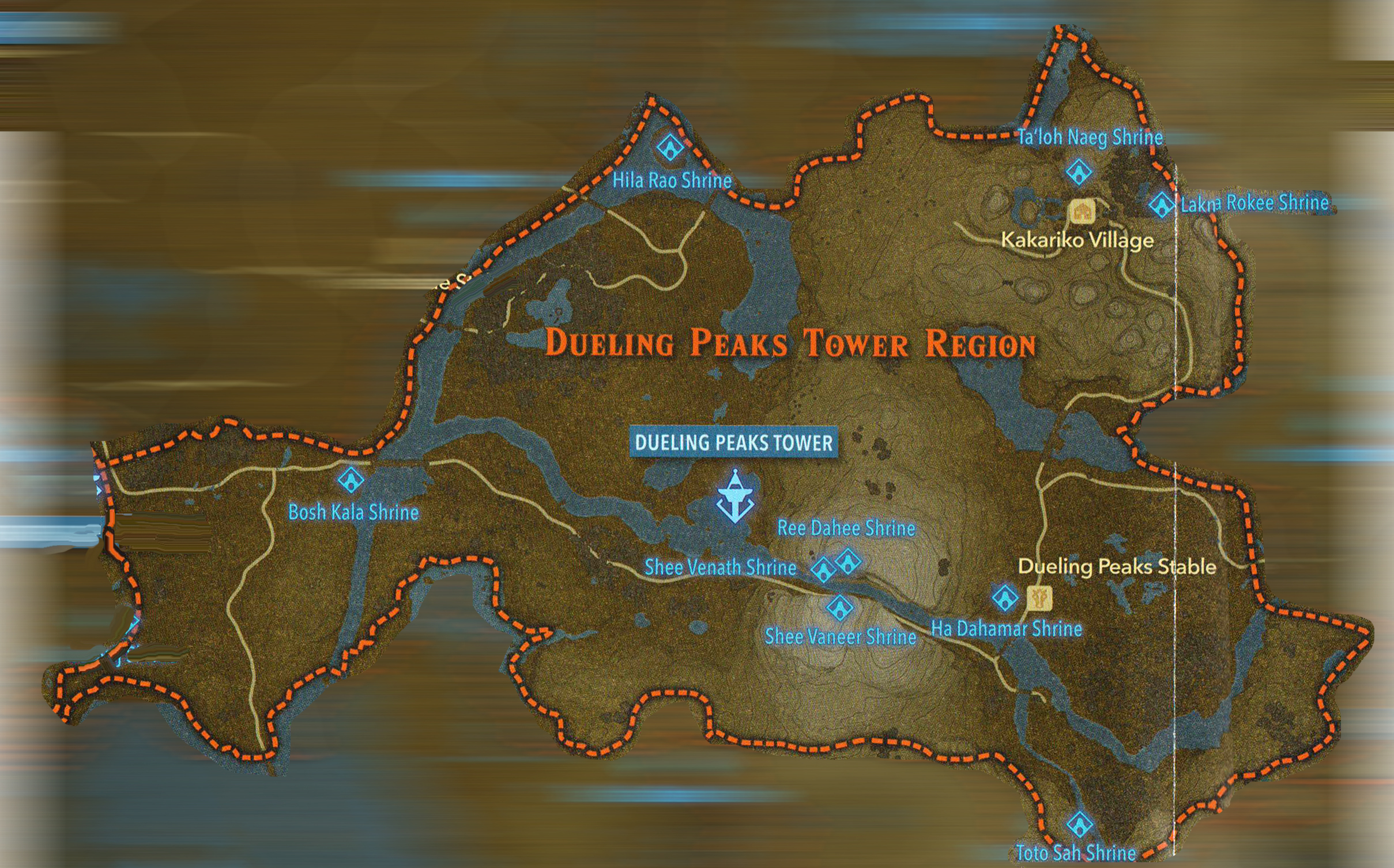 DuelingPeaks Map