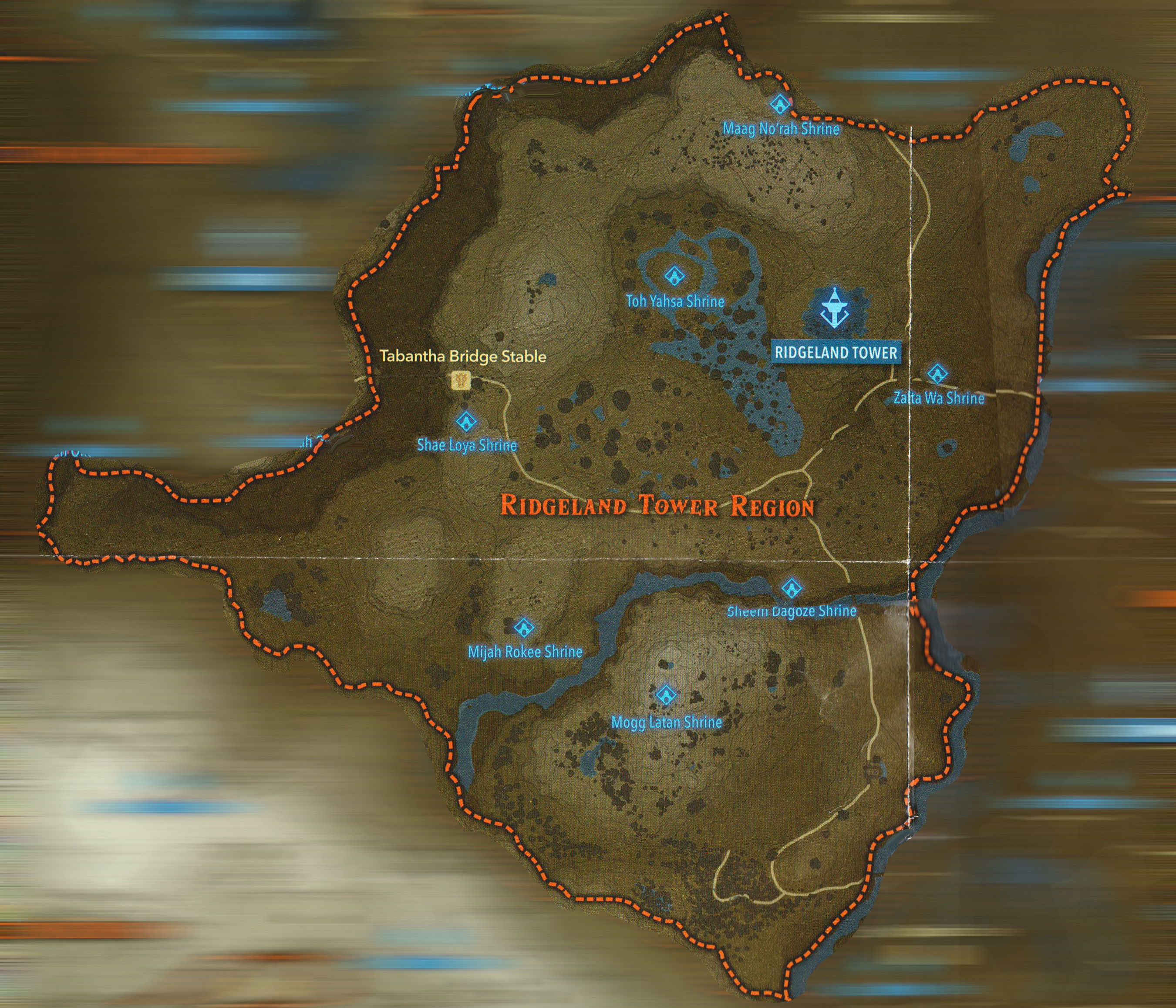 Ridgeland Map