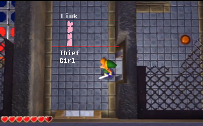 ALBW Thief Girl door trigger